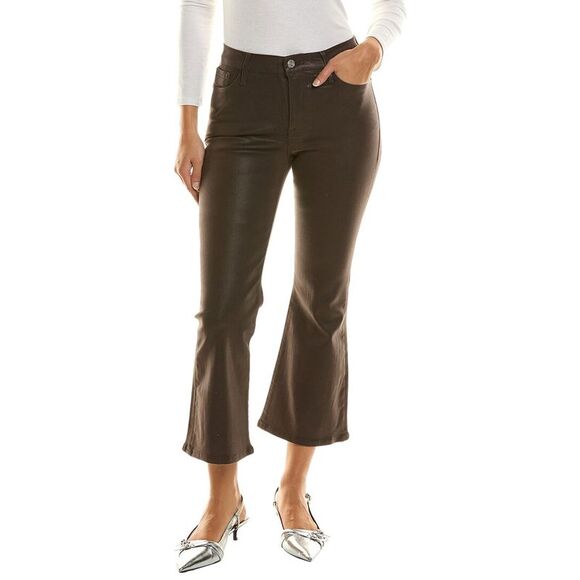 Frame Denim WomensLe Crop Flare Leg Jean Black